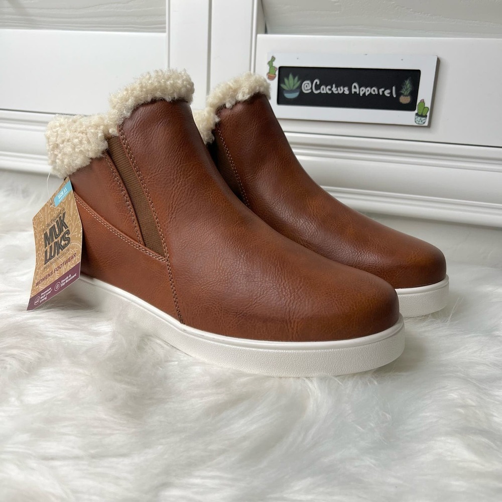 New Women’s MUK LUKS Montana Blue Sky Boots Size 11